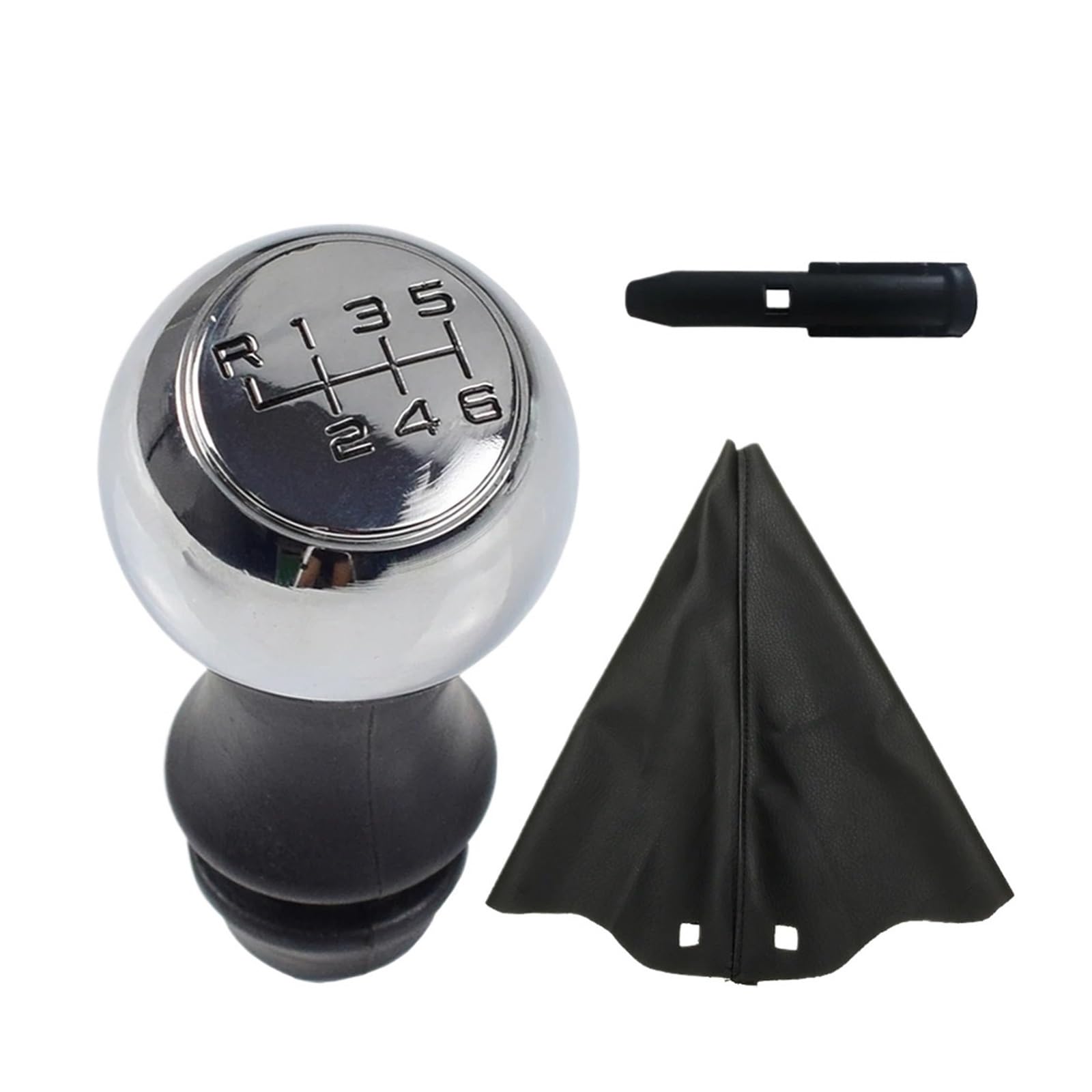 QMTVFSRH Car Gear Shift Knob for Saxo for Xsara for Xantia for C2 for Pluriel for C3 for Picasso C4 B7 DS4 Gear Shift Knob Lever PU Leather ABS with Gaiter Boot(Option 4)