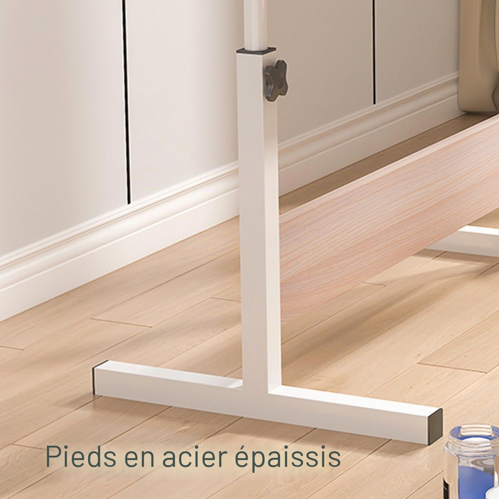 Table à Dessin, Chevalet Peinture, Chevalet Bois, Chevalets de Table pour Artistes, Hauteur et Angle Réglables, Table Ordinateur, pour La Maison, Le Bureau(White,19.6x31.4in/50x80cm)