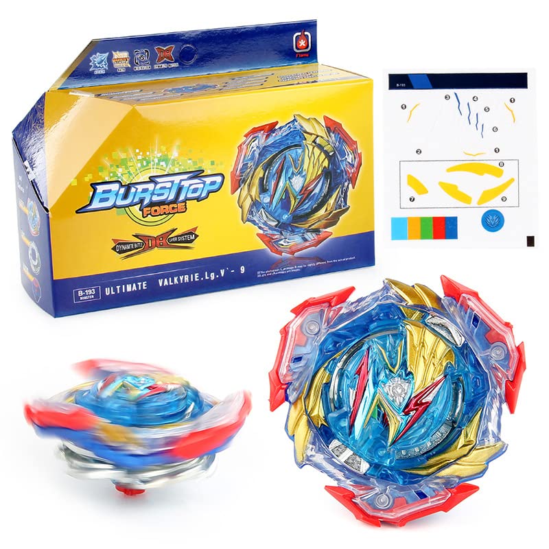 CENXI The latest spin top set, Battle Top Knife Battle set, Battle burst top, perfect for boys and girls birthday party gyroscope toy B-193