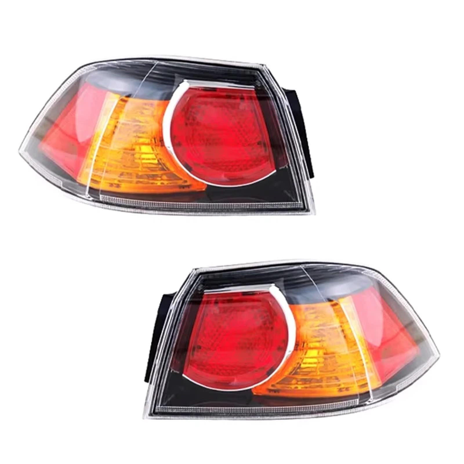 Lampa tylna zespolona Tylne światło samochodu Pasuje do Lancer EX EVO 10 Fortis Gt 2008-2013 Zestaw świateł kierunkowskazów(Outer Left and Right)