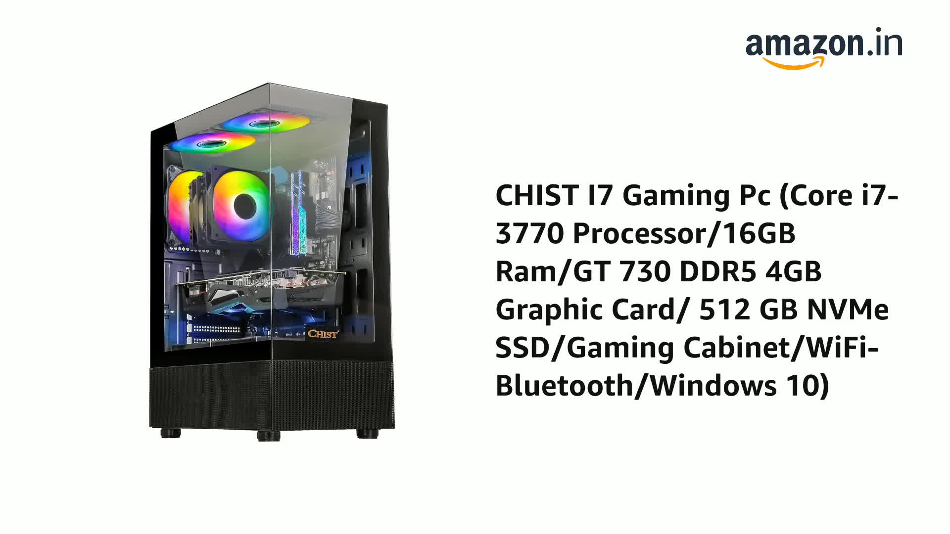 ⭐️ゲーミングPC⭐️Core i7 3770 GTX960 16GB METHEI Gaming Desktop Computer, (Core i7-3770 3.4 GHz // 16