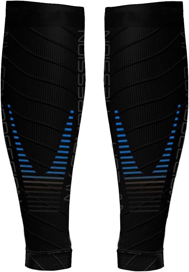 NV Compression Essential Race and Recover Calf Guards/Sleeves (PAIR) 20-30mmHg, for Sports Recovery Shin Splints, Medical - Image 3