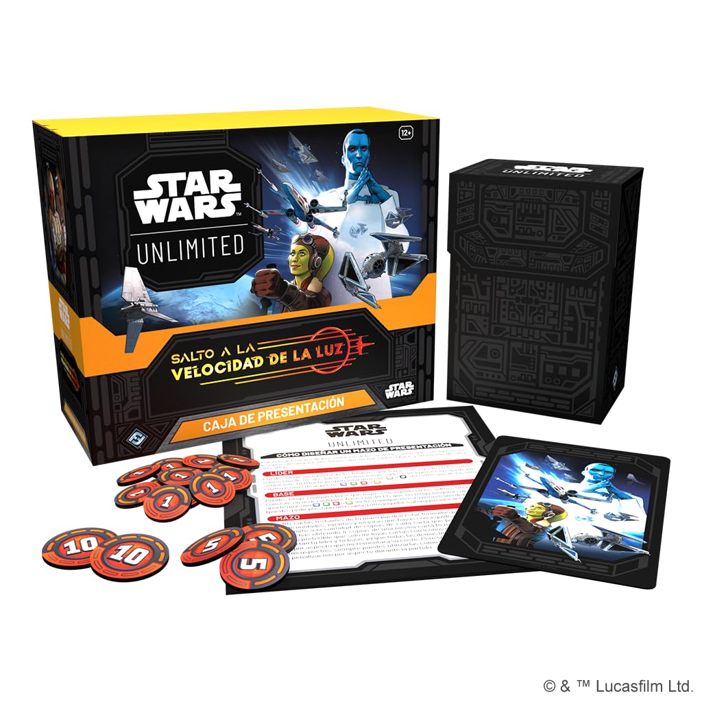 Fantasy Flight Games | Star Wars Unlimited Kolekcjonerska Gra Karciana Skok do Prędkości Światła | Pudełko prezentacyjne | Od 12 Lat | Dla 2 Graczy | Polski