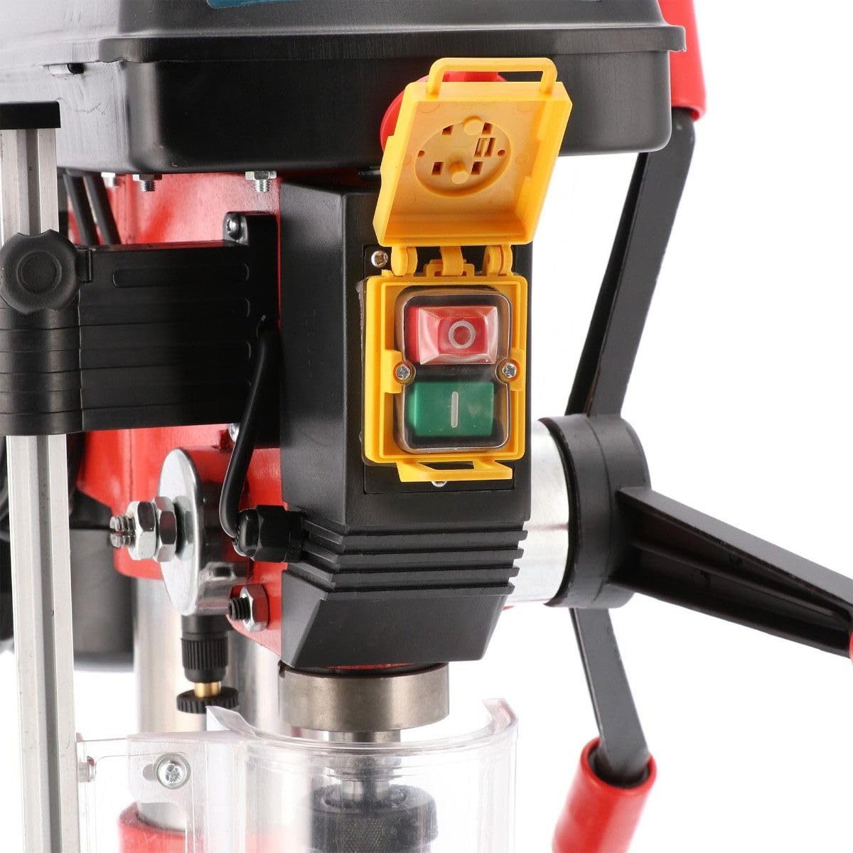 Airpress - Taladro de Columna 16-980 | 550 W | 16 Velocidades | Broca hasta 16 mm | Mesa Inclinable 45° | Taladro de Banco Profesional