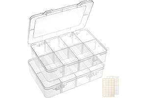 QUEFE Plastic Organizing Box for Versatile Storage