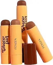 Contorno Stick Choco Fun Fenzza, Bastão com Vitamina E e Manteiga de Karité, Aroma de Chocolate - Maquiagem (80%)