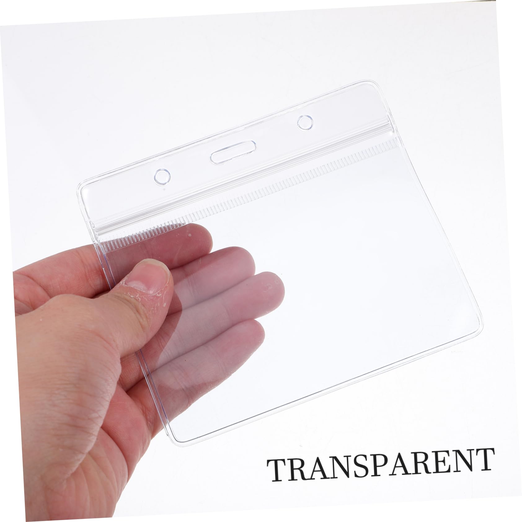 SEWACC 150stücke Transparente Ausweishalter Horizontale Id Kartenhüllen Wasserdichte Schutzhüllen Für Ausweise Kreditkarten Namensschilder Und Mehr Für Büro Veranstaltungen Und