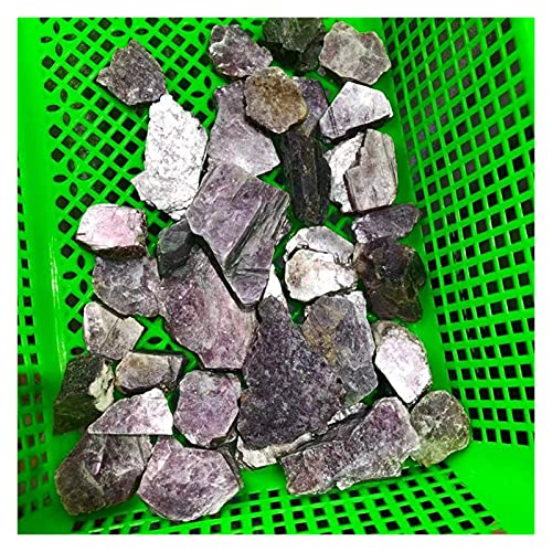 Cristal naturel lépidolite violette pour apaiser l'esprit stressé