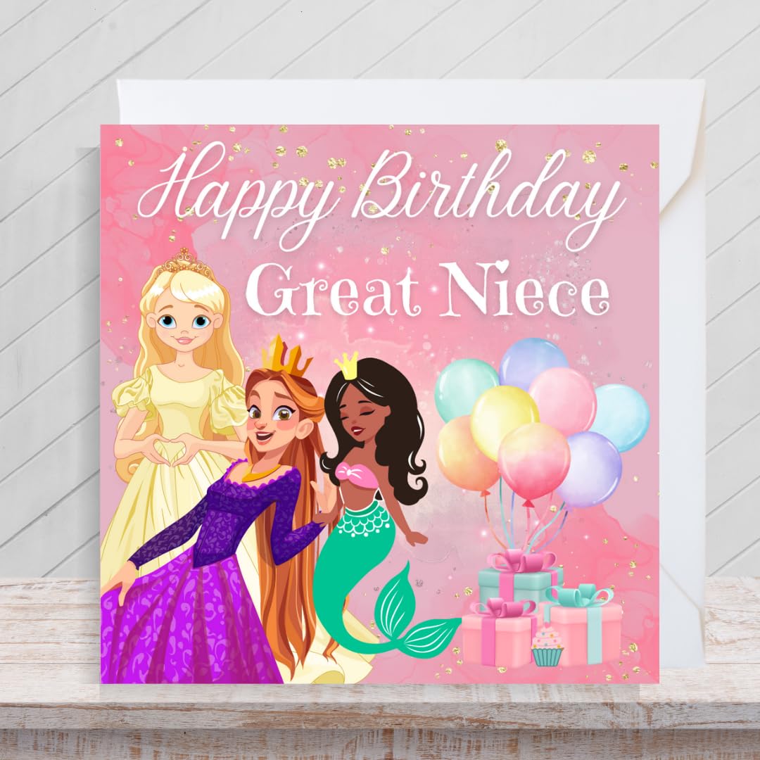 Amazon.com : Second Ave Cute Pink Princess Great Niece Square Birthday Greeting Card for Girl : Office Products amazon-com-second-ave-cute-pink-princess-great-niece-square-birthday-greeting-card-for-girl-office-products