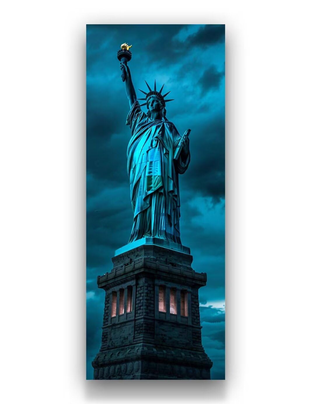 Diamond Painting Freiheitsstatue - Groß XXL 60 X 180 cm, Diamant Bilder Cross Stickerei, Mosaikherstellung Full Drill Crystal für Wand Home Décor, Geschenke Q53