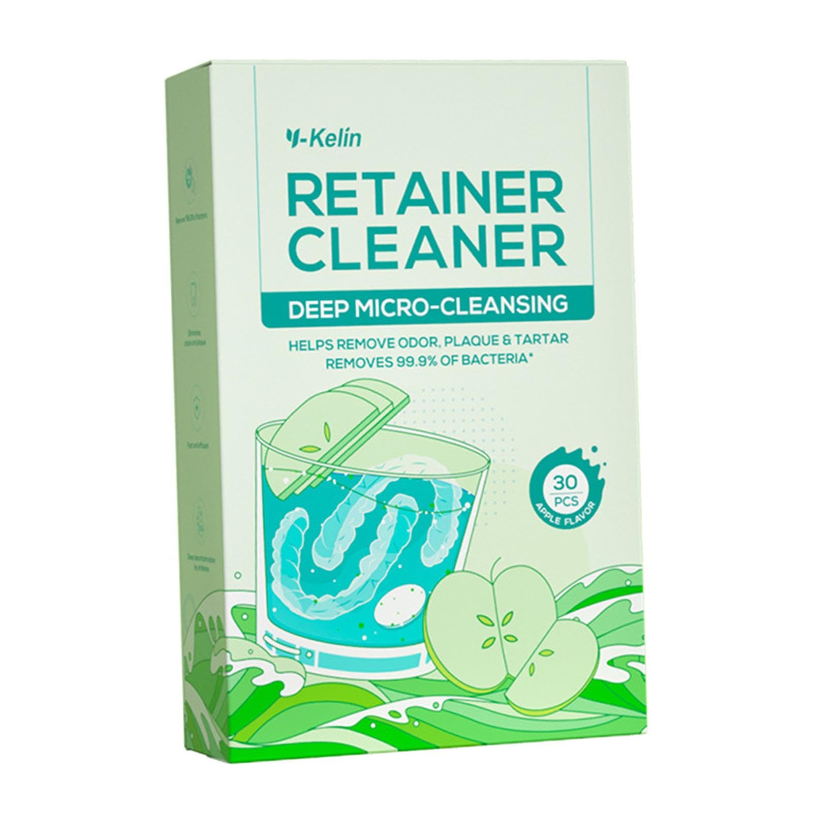 30 Pieces Denture Cleaner Tablet Cleaning Tool False Tooth Cleaning Tablet Apple flavor | Health & Beauty | Oral Care | Denture Care-image-21
