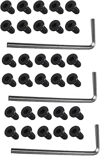 NIEI 30Pcs Scooter Handlebar Front Fork Tube Screws with Hexagon Handle Kits for M365 Es2