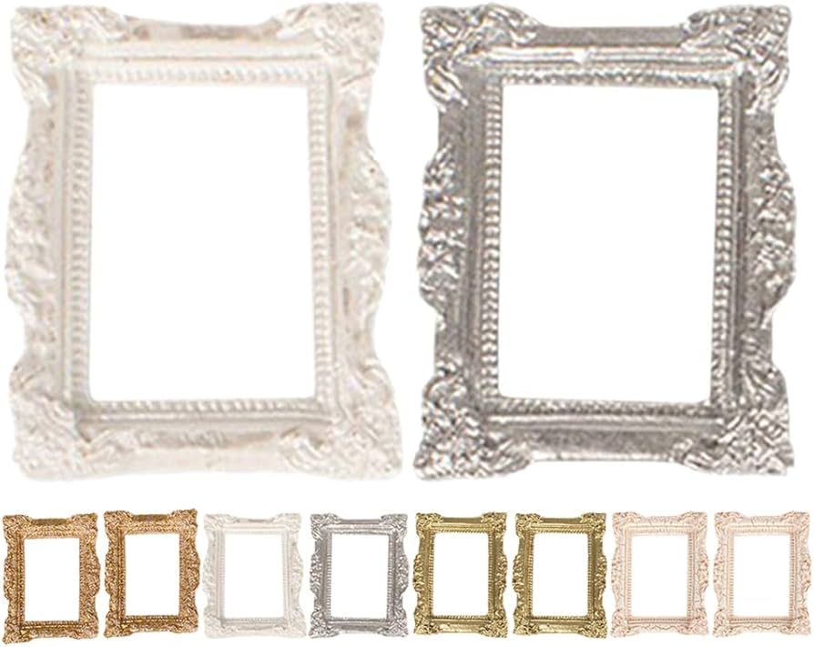 Amazon.co.jp: フォトフレーム ミニサイズ アンティーク 10個セット