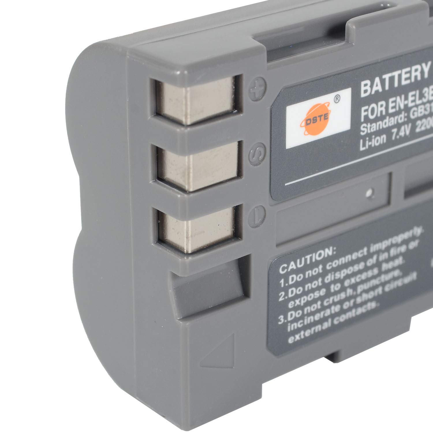DSTE® Batterie Griff Kompatibel für Nikon D700 D300 D300S D900 DSLR Digital Kamera als MB-D10 mit (2 Packung) EN-EL3E