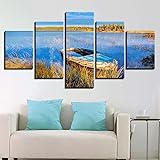 ❤ Large gamme d'applications: Une toile encadrée avec soin, peintures murales de décoration parfaites pour salon, chambre à coucher, cuisine, bureau, hôtel, salle à manger, bureau, salle de bain, bar, etc. La décoration parfaite pour toute pièce de votre appartement que vous voudriez rendre plus lumineuse,Un cadeau parfait pour Anniversaire et le nouvel an pour vos parents et amis.