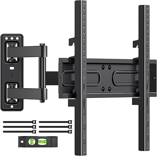 H&C(hcck&Cllassp) Soporte de pared giratorio para monitor de TV articulado de movimiento completo para televisores de 32 a 55 pulgadas con brazos