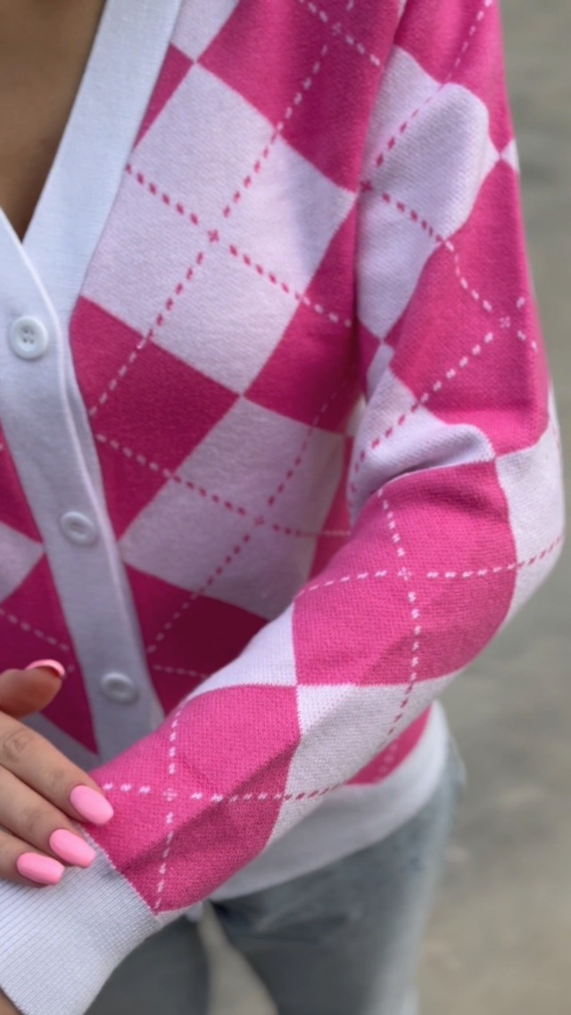 【karin様♡専用】IRENE♡Argyle Knit Cardigan karin様♡専用】IRENE♡Argyle Knit Cardigan karin様♡専用