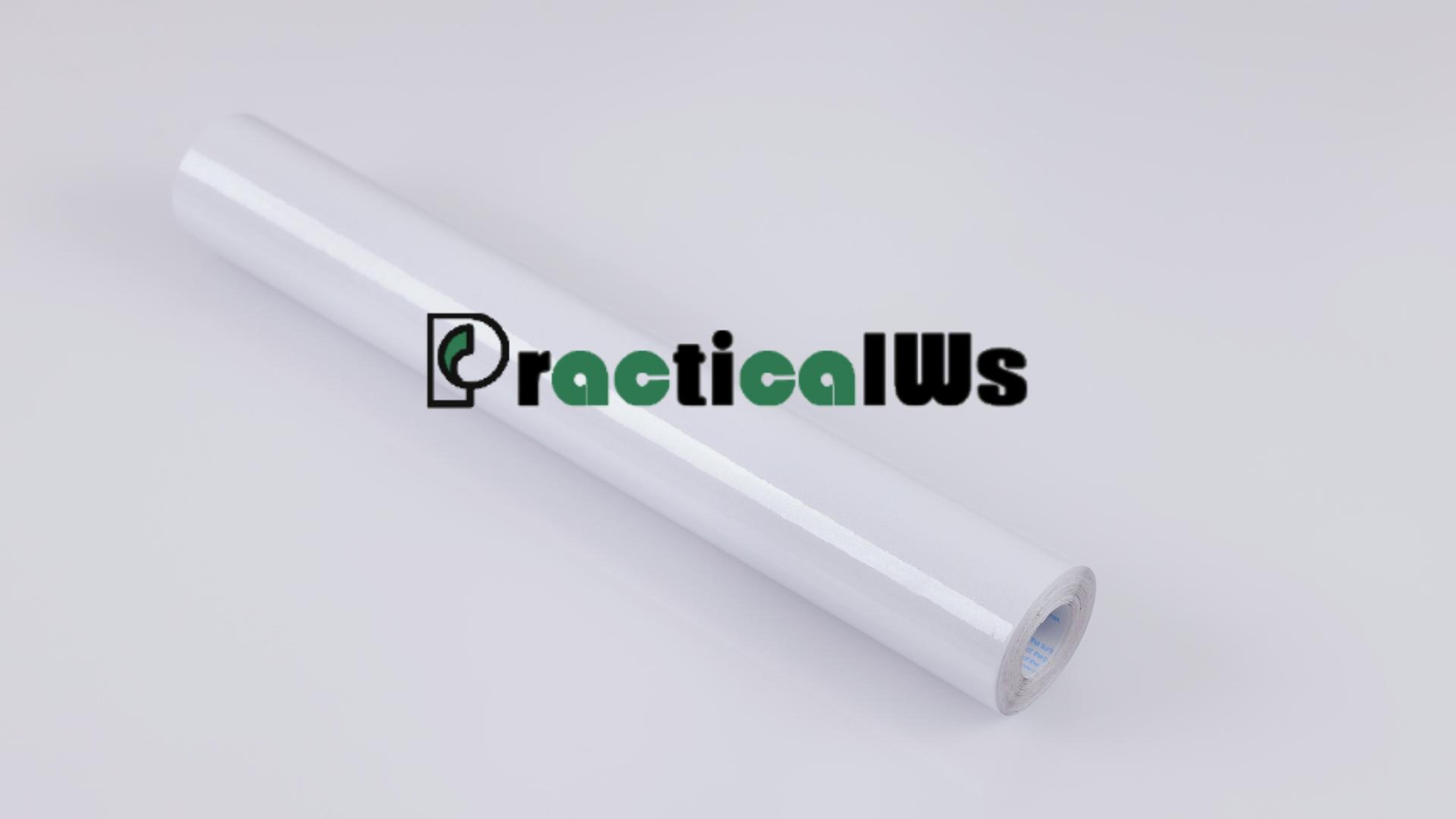 Amazon | practicalWs リメイクシート 白 光沢 壁紙シール 補修 防水