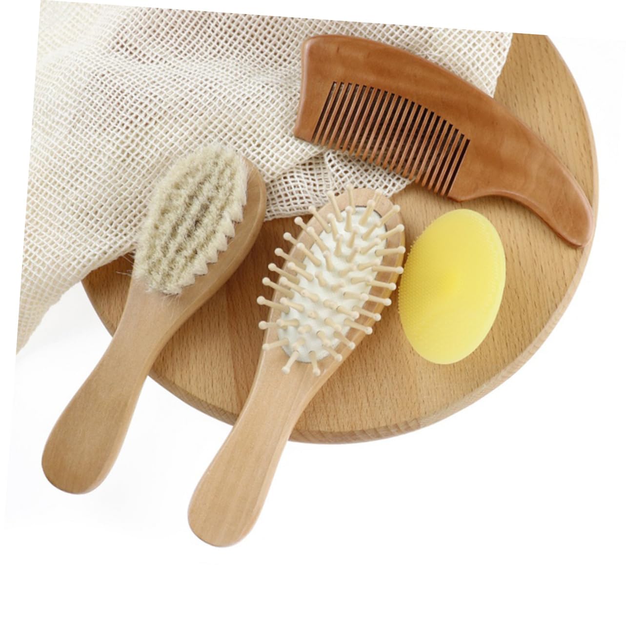 VICASKY 3sets Spazzola e Pettine Per Ragazzo Ragazza Strumenti Per Bagno e Del Capelluto Kit Da Doccia Per Ragazzo Ragazza Completamente Sicuro e Morbido Per La Delicata Del Ragazzo