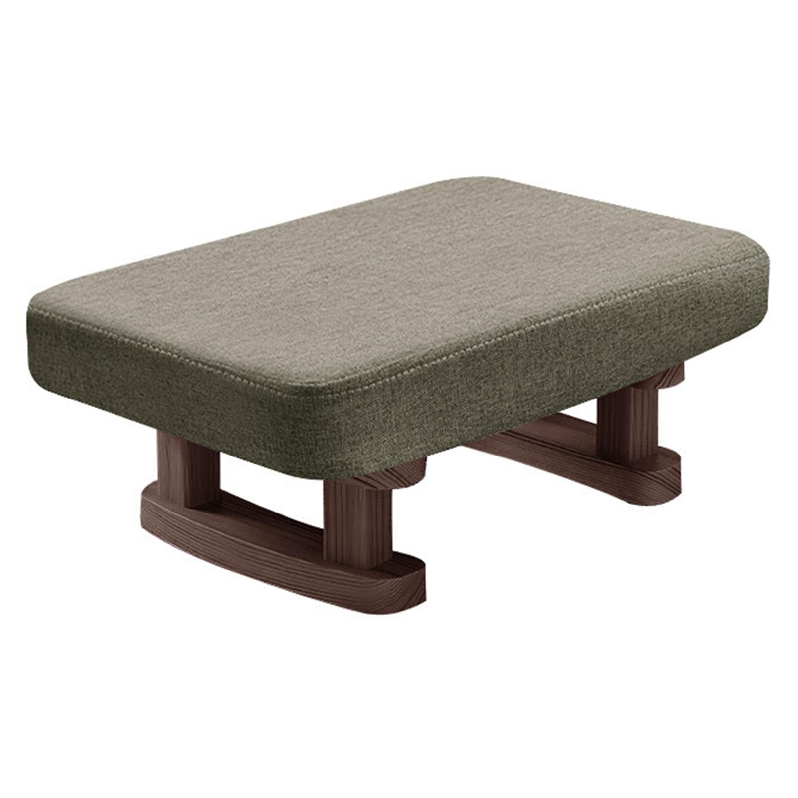 Taburete pequeño de lino para solucionar la falta de asiento