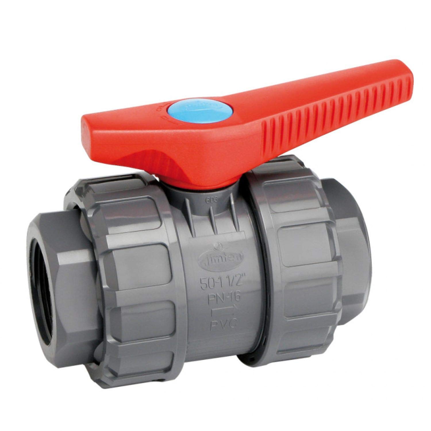 Jimten 52238 - Válvula esfera pvc desmontable 1.1/2" rosca hembra