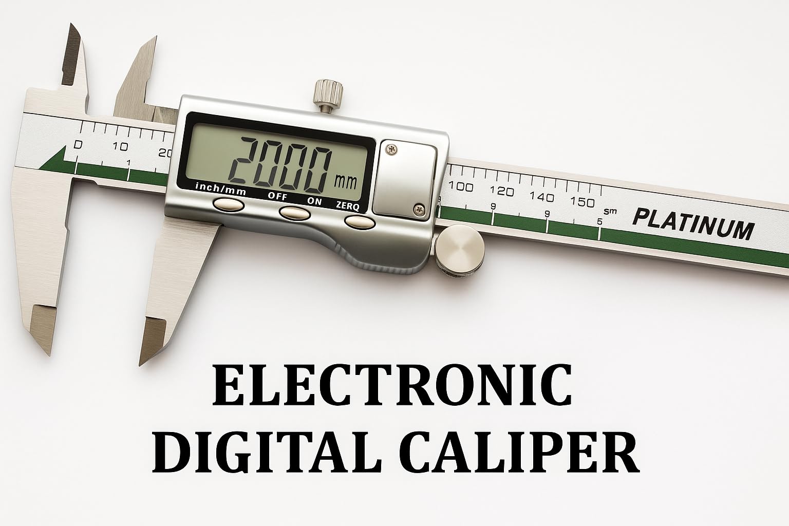 Corceptive Digital Vernier Caliper 0-150mm / 0-6 Inch, High-Precision Electronic Caliper with Large LCD Display, Stainless Steel Measuring Tool for Inside, Outside, Depth (PTC-150MM) - Image 7 thumbnail