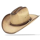 Western Cowboy Hats for Women and Men, Unisex Big Wide Brim Cowgirl Hat