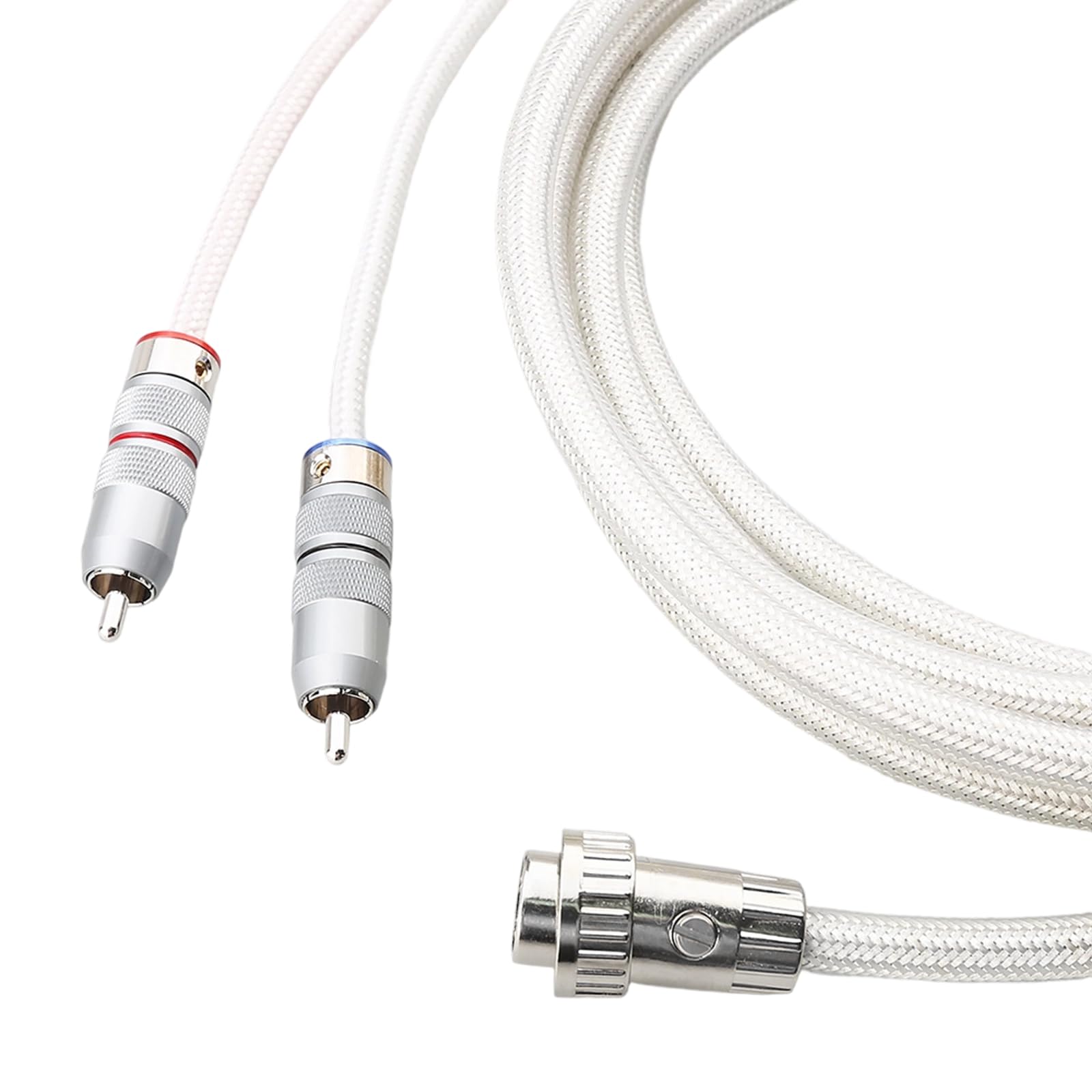 Cavo adattatore da DIN maschio a 2 RCA a 4 pin per cavo di conversione audio video composito per apparecchiature audio da studio