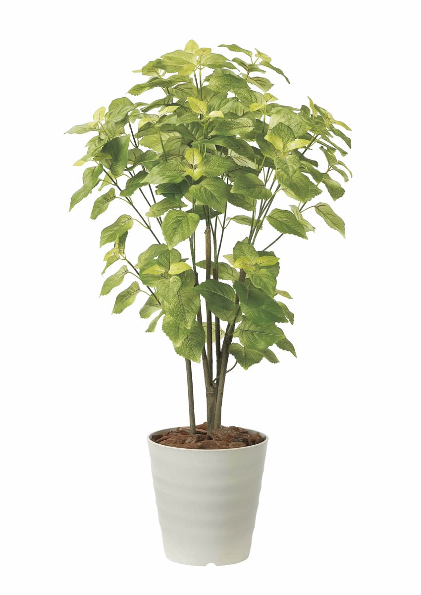 ピンク・ブルー 光触媒 人工観葉植物 光の楽園 ペリーラ 1.0m 2225A150