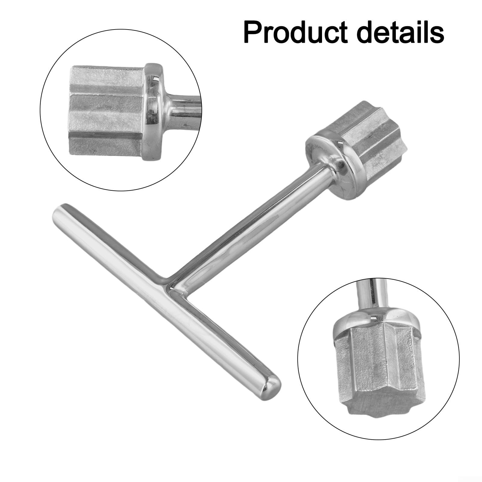 Strumento con manico a T in acciaio inossidabile 316 per piastre marine, chiave per rifornimento carburante yacht, apriporta barca per manutenzione barche a vela