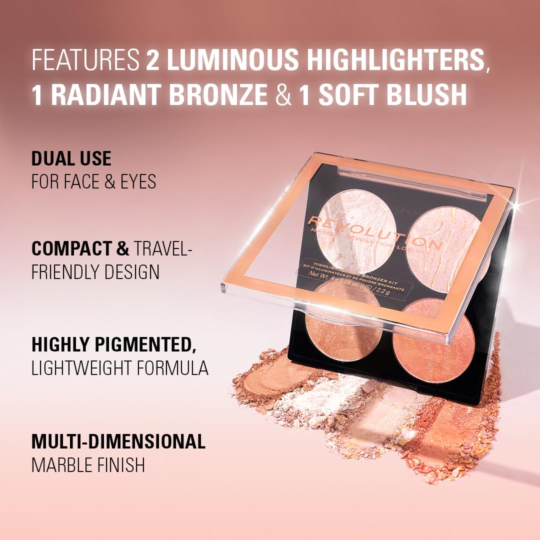 Revolution - paleta do makijażu - Cheek Kit Take A Breather
