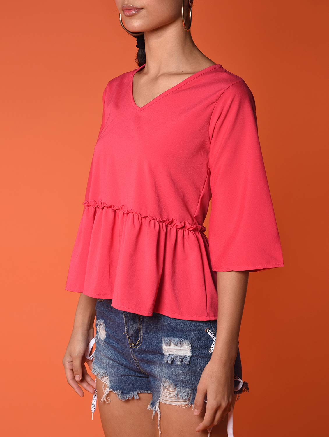 Women Swing Pink Top 4