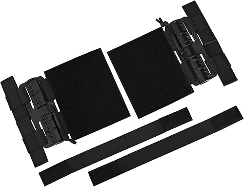 tactifans Paquete de 2 chalecos MOLLE con hebilla de liberación rápida con hebilla de liberación rápida, chaleco adaptador de desconexión rápida,