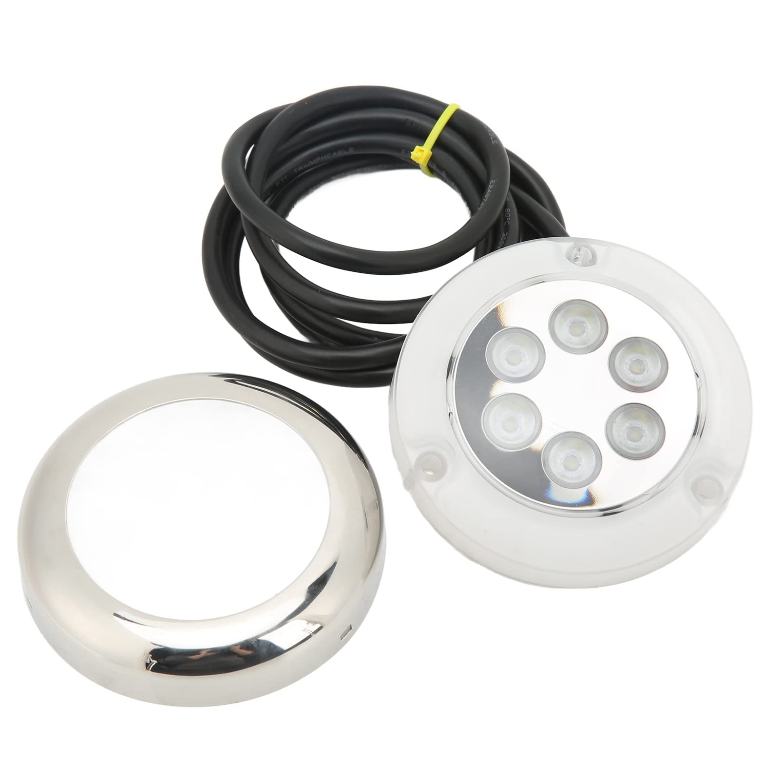 Ausla Luce di Poppa Marina, 12V-24VDC 6 LED Luci per Barche Impermeabili Luci di Navigazione 90 Mm per Pontone Barca Pesca Kayak Barca a Vela Bass Boat Nave (RGB)