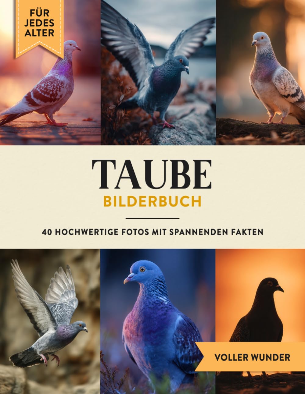 Taube Bilderbuch: 40 Bilder & Fakten | Taubenbuch als Geschenk für Kinder & Erwachsene