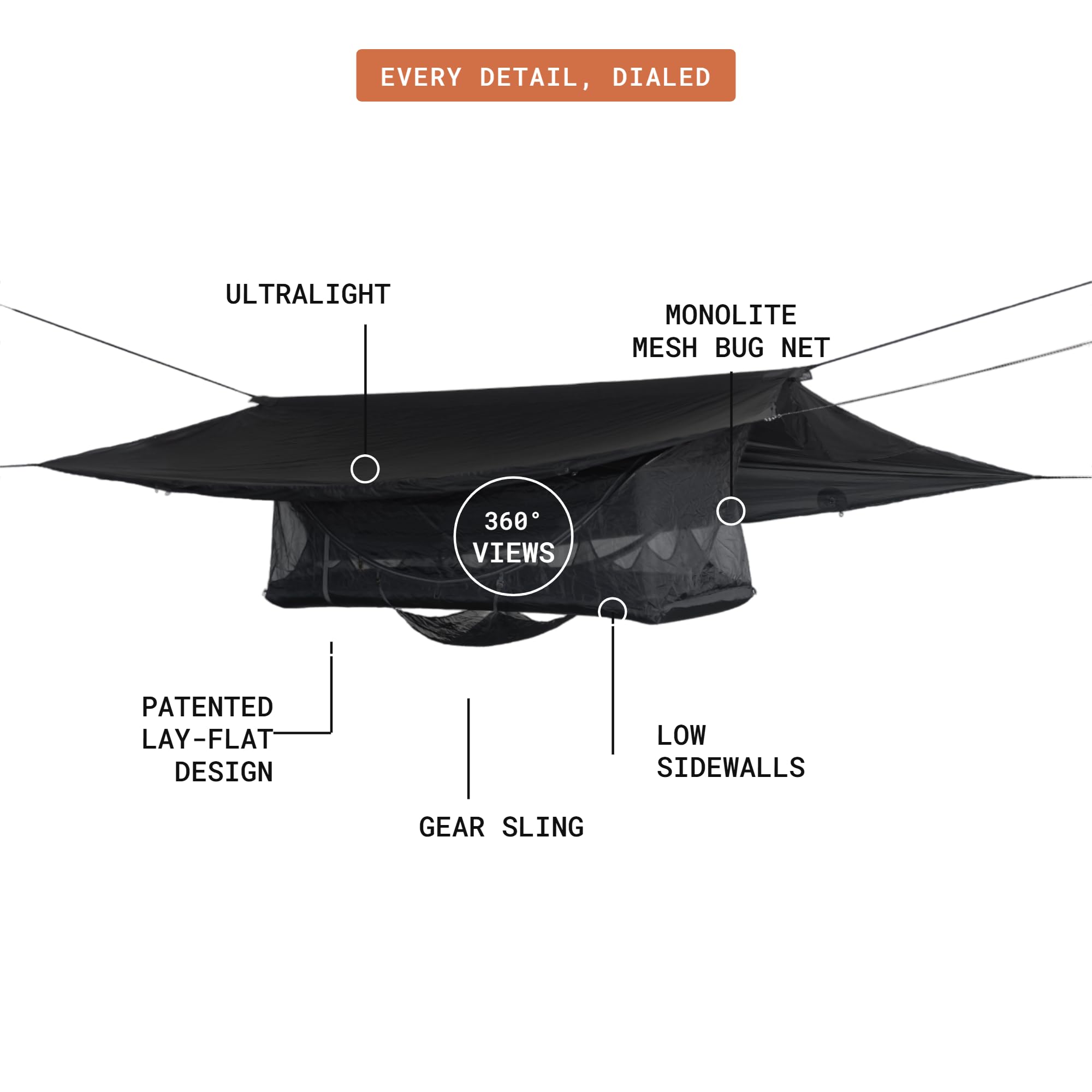Amazon.com: Haven Tents Lay Flat Hammock Tent - Waterproof Camping