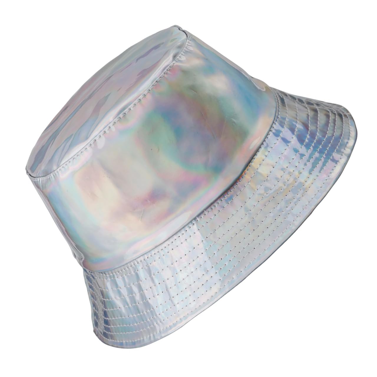 Eigso Unisex Modischer Wild Camping Bucket Hat Sonnenschutz Flexibel Faltbar Furry Metallic Finish