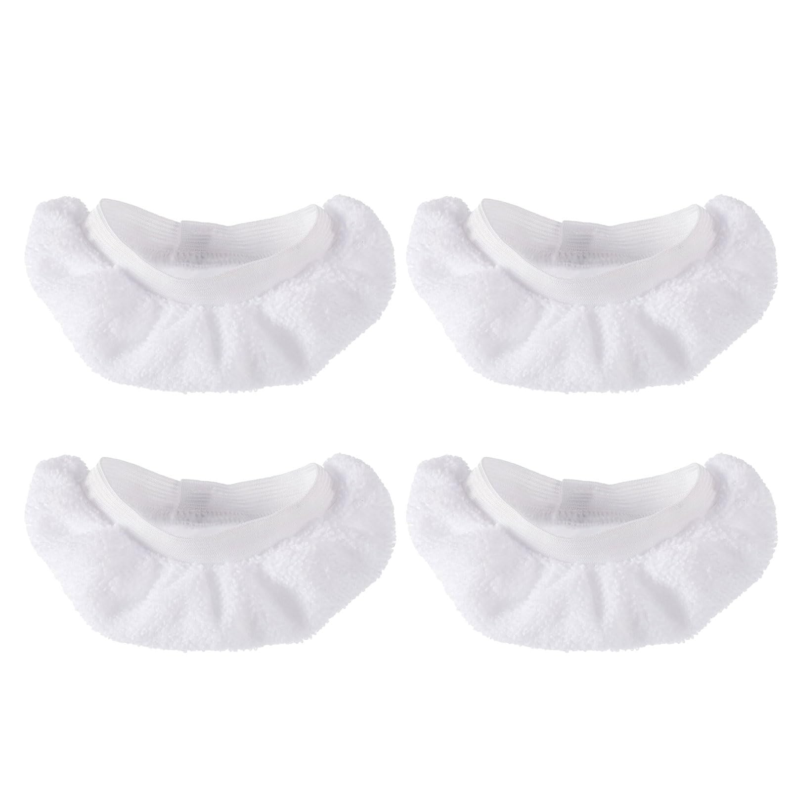 Woedpez 4Pcs Washable Steams Mop Pad for Handheld Cleaner Microfiber Covers for Stubborn Stain Removal Cleaning Mop Pad