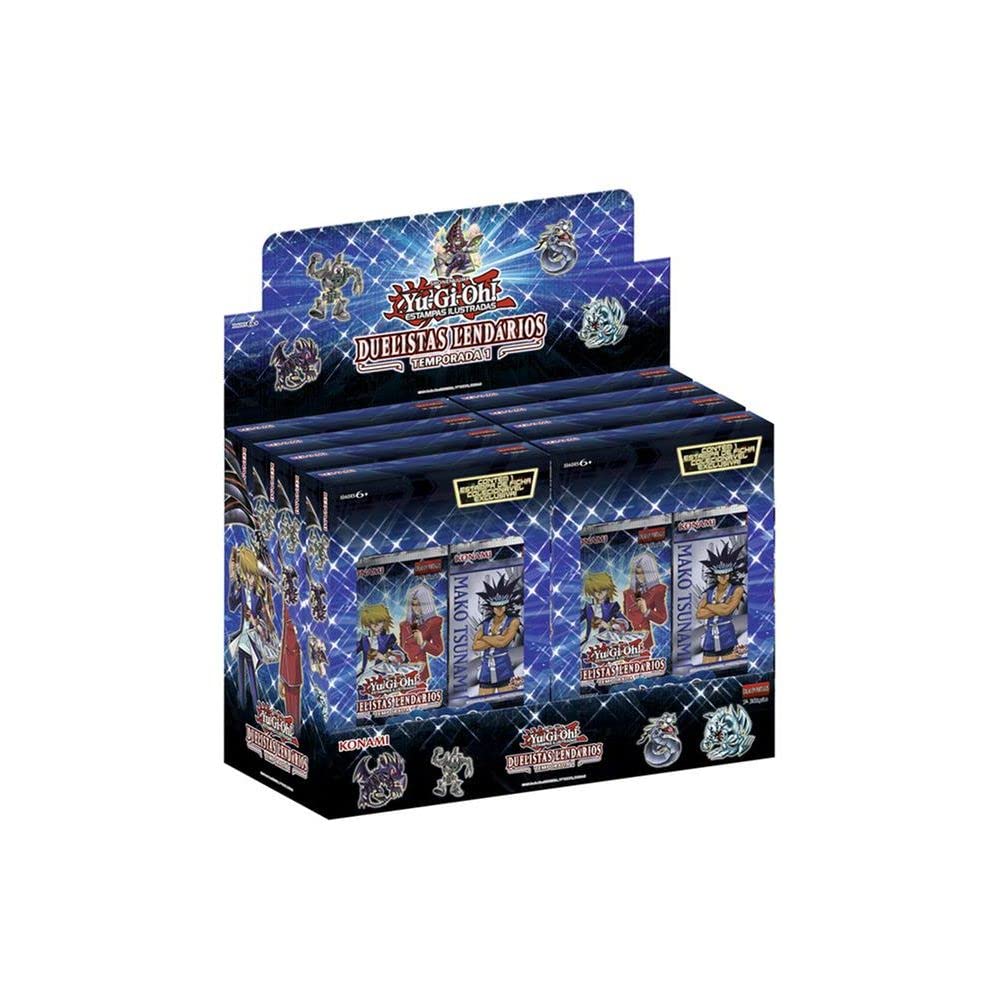 Box Yu-Gi-Oh! Duelistas Lendários Temporada 1 Cards Cartas
