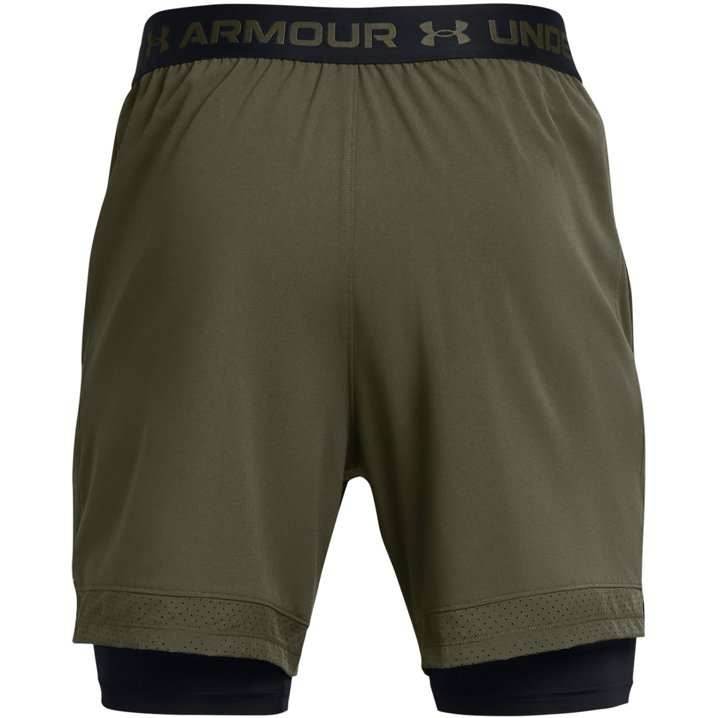 Under Armour Short Vanish Woven 2in1 Kaki/Noir XL