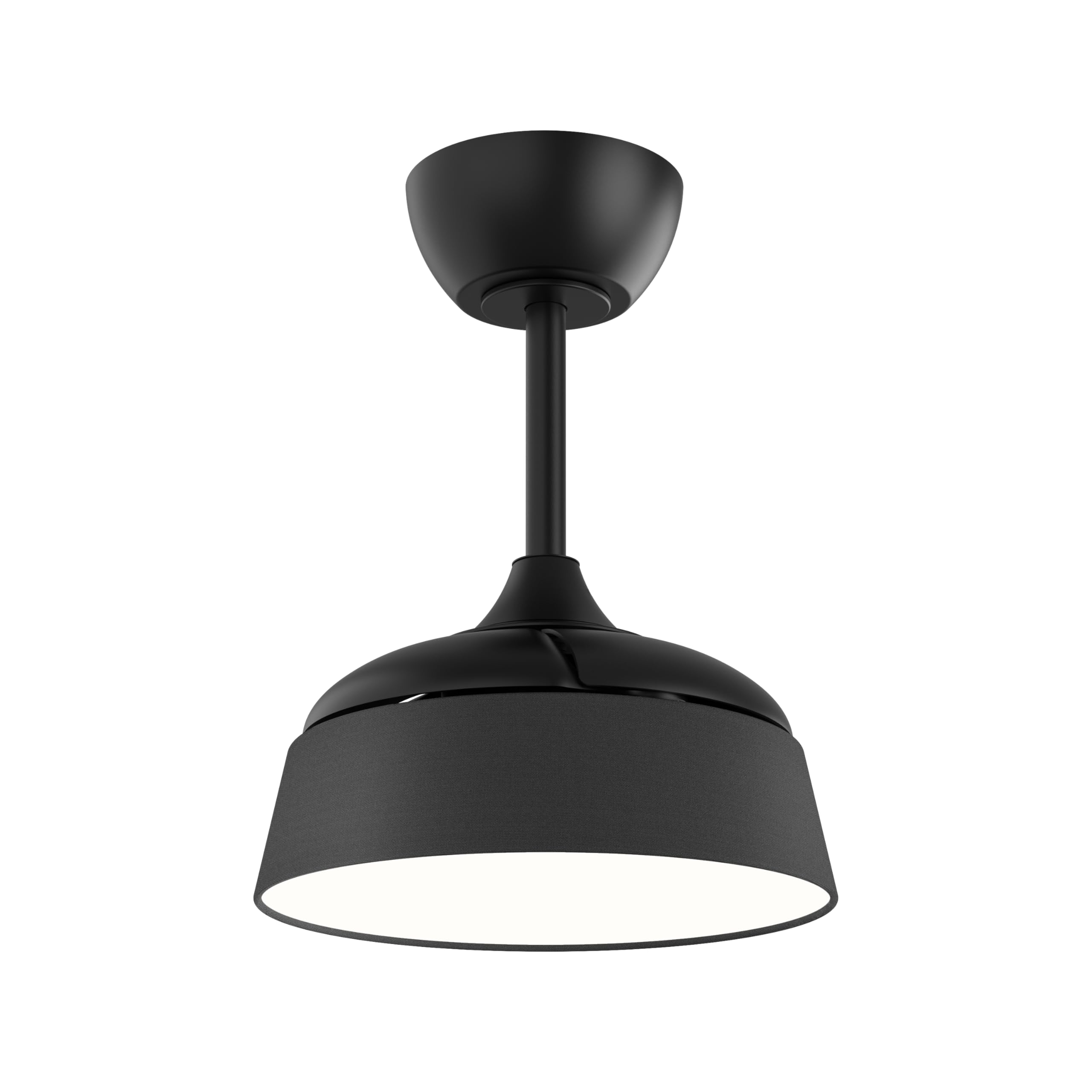 Sulion - Ventilador de Techo con Luz y Palas Retráctiles Wizz Stilo – Motor DC Silencioso, Luz Regulable 3000K–5500K, Función Verano/Invierno, Mando a Distancia – Ø55 cm