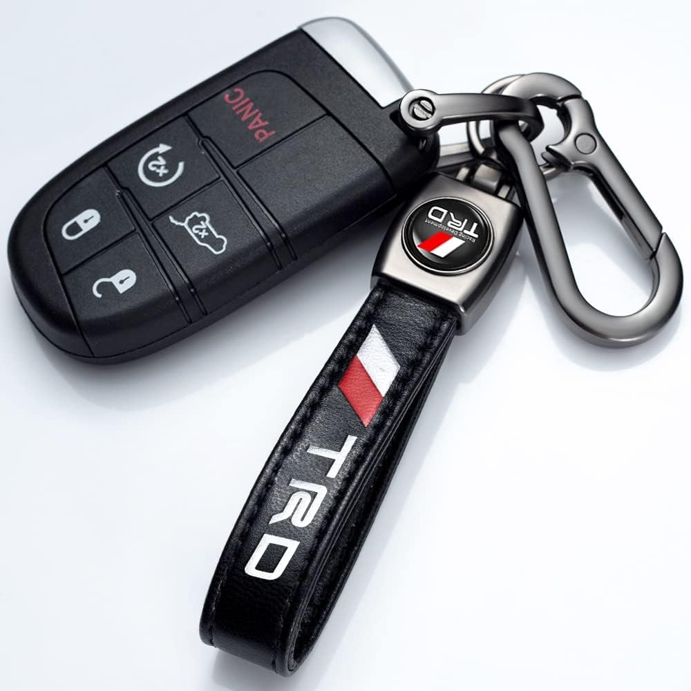 Genuine Leather Car Keychain Key Ring Accessories New - Image 4