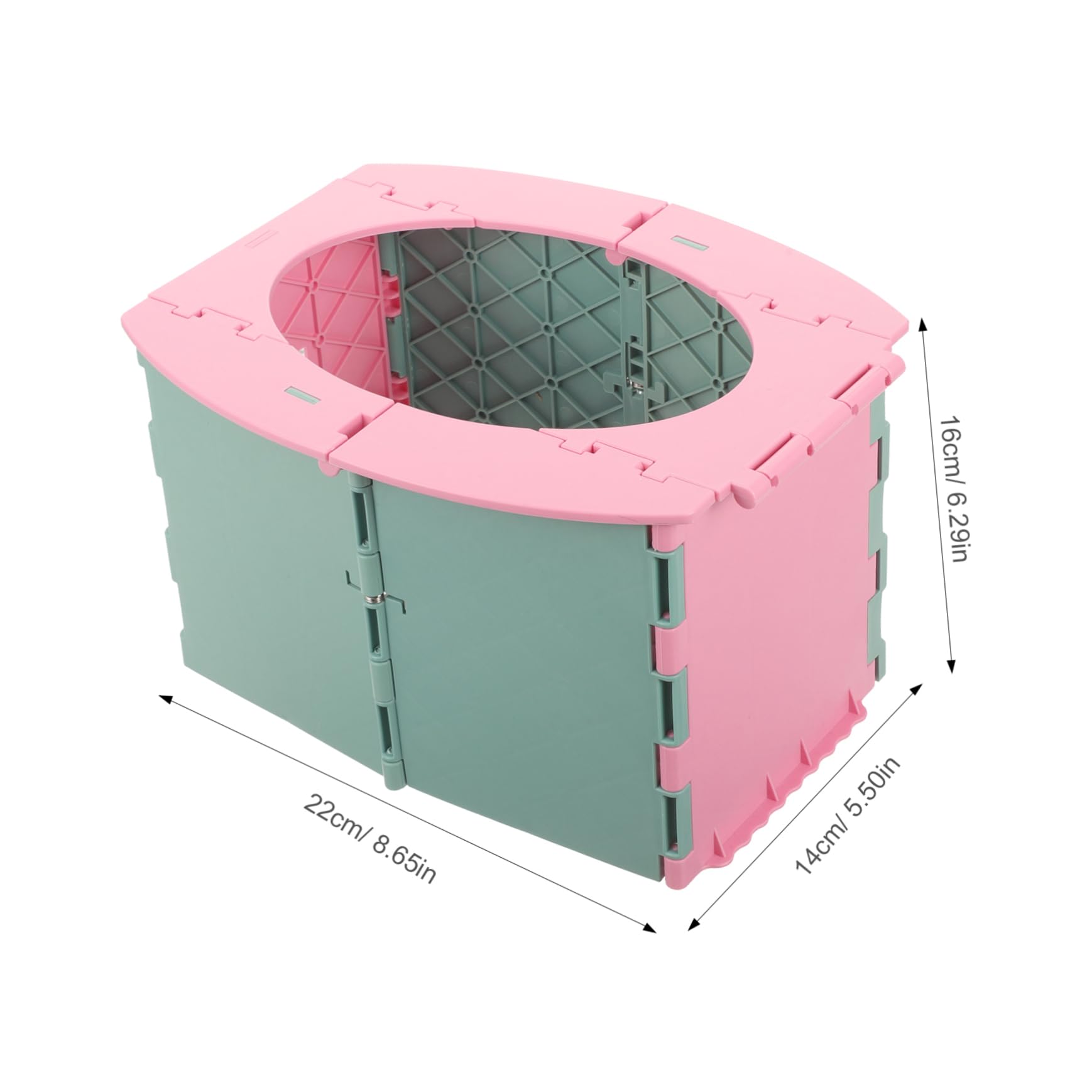 Mipcase Children's Portable Potty Folding Potty Seat for Toddlers Handle Boys Girls Reusable