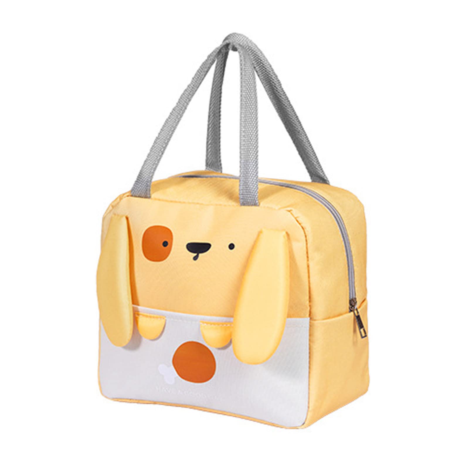 Elnwnnkc Insulated Lunch Bag Aluminum Foil Insulation Pockets Food Tote for Picnic School Cute Thermal Organizer Insulated Lunch Bags for Women Fashionable