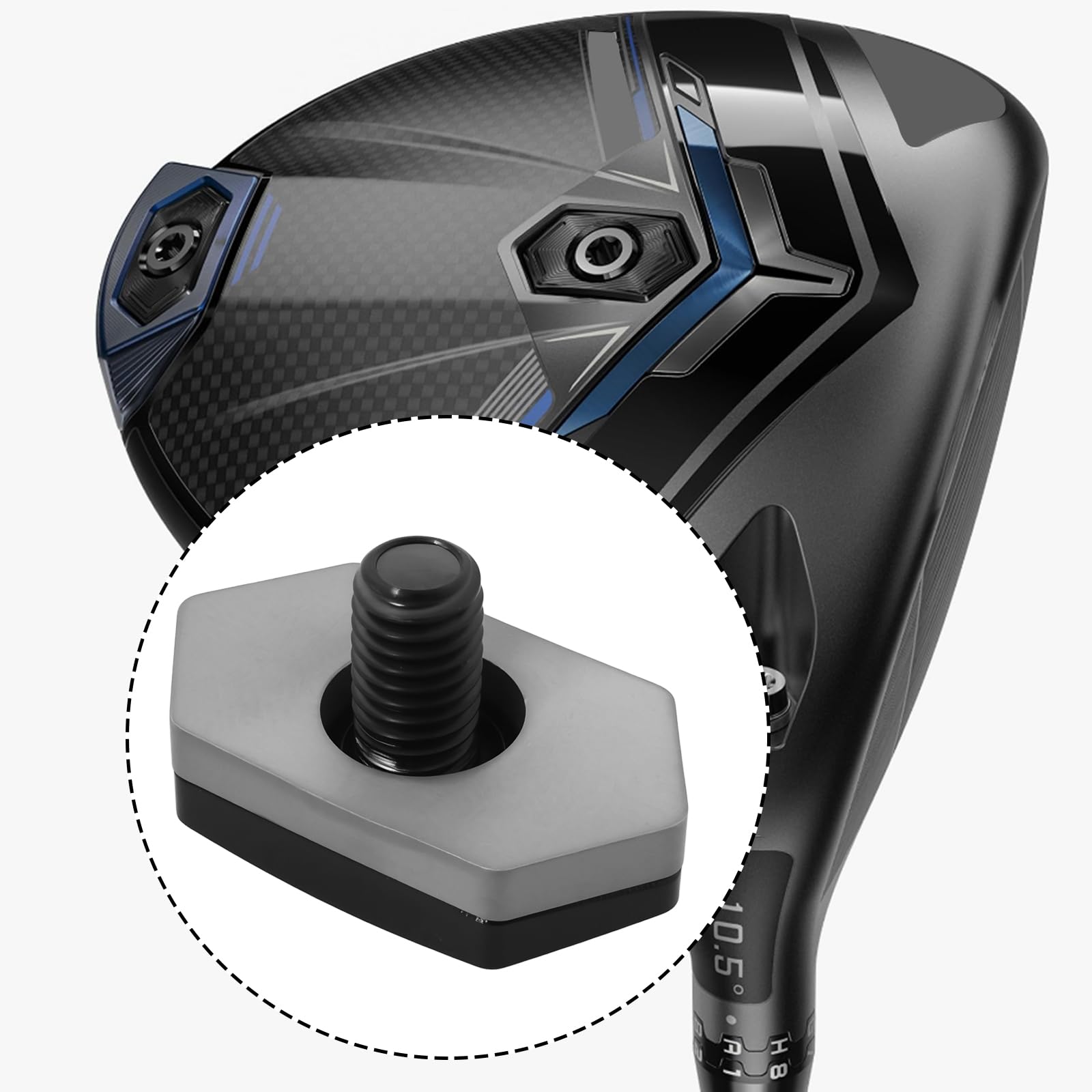 ECSiNG Golfschlägerschraube Gegengewichtsschraube Kugelkopfgewicht Kompatibel mit Cobra DS-Adapt X LS Max-K Max-D T Golfschlägerspezifisches Zubehör