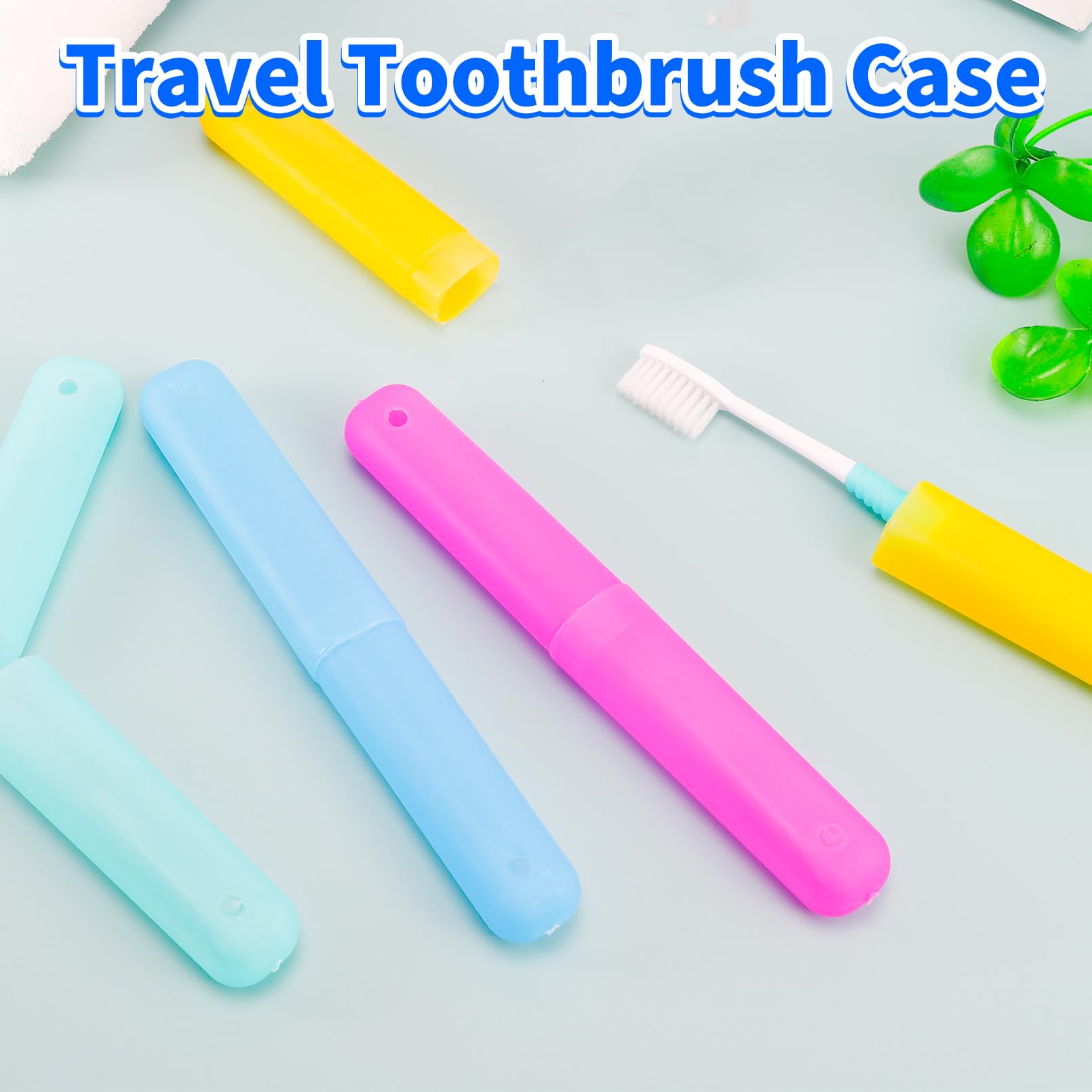 Estuche de plástico para cepillos de dientes (48 piezas)