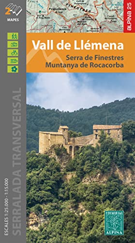 Portada de Vall de Llemena - 1:25.000 - 1:15.000