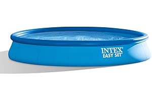 Intex Easy Set Pool, Durable 15'x33'', Family Fun Above Ground Swimming Pool