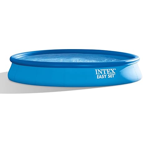 Intex Easy Set Pool, Durable 15'x33'', Family Fun Above Ground Swimming Pool