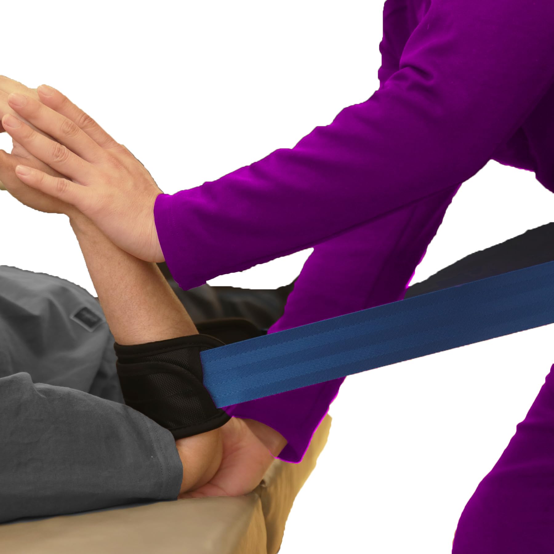 Ceinture de mobilisation des extrémités – Sangle polyvalente pour physiothérapie, rééducation, étirement, libération articulaire et soulagement de la douleur | Technique Mulligan, aides à la traction